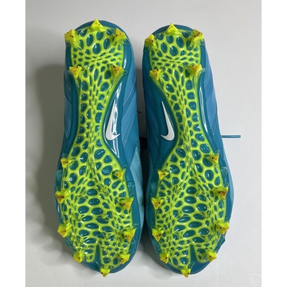 Nike Alpha Huarache 8 Elite Mens Size 7.5 Lacrosse Cleats Turquoise CW4440-400 - Picture 9 of 10